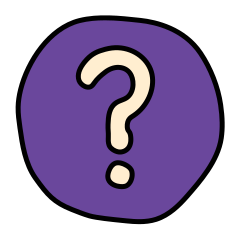 Cartoon question mark